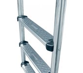 Astralpool Escalera De Piscina Estándar Aisi316 De 5 Peldaños De Lujo Inox / Black One Size unisex