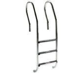 Astralpool Escalera De Piscina Mixta Aisi304 4 Escalones Inox / Black One Size unisex
