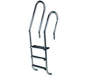 Astralpool Escalera De Piscina Mixta Aisi316 + 1 Peldaño Doble De Seguridad 3 Escalones Inox One Size unisex