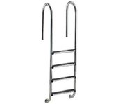 Astralpool Escalera De Piscina Muro Aisi316 De 4 Peldaños De Lujo Inox / Black One Size unisex