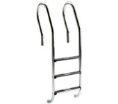Astralpool Escalera De Piscina Mixta Aisi304 2 Escalones Inox / Black One Size unisex