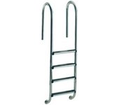 Astralpool Escalera De Piscina Muro Aisi316 De 2 Peldaños Luxe Inox / Black One Size unisex