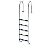 Productos Qp Escalera Para Piscina De Pared Estrecha 5 Escalones Inox One Size unisex