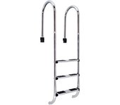 Productos Qp Escalera Para Piscina De Pared Estrecha 3 Escalones Inox One Size unisex