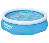 Bestway Piscina Inflable Redonda Fast Set Ø 305x76 Cm Blue 3800 litros unisex