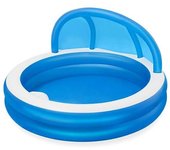 Bestway Piscina Inflable Redonda De 54337 Litros Con Parasol Blue / White 241 x 241 x 140 cm unisex