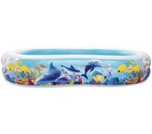 Bestway Piscina Hinchable Ovalada Family 262x157x46 Cm Blue / White 544L unisex