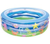 Bestway Piscina Inflable Redonda Summer Wave Crystal 196x53 Cm Blue 700L unisex