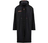 Zone3 Poncho De Surf Recycled Black / Grey / Orange XS unisex