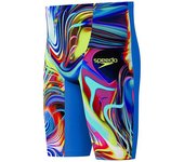 Speedo Bañador De Cintura Alta Fastskin Lzr Pure Valor 2.0 Molten Blur / Cobalt Pop Print / Mainline UK 23 male