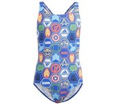 Adidas Traje De Baño Marvel Avengers Team Royal Blue / Bright Red 9-10 Años female