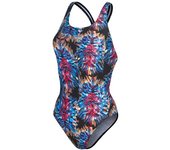 Speedo Traje De Baño Allover Digital Proback Black / Cobalt Pop / Hypersonic Blue / Electric Pink UK 32 female