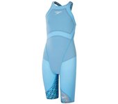 Speedo Bañador De Competición Con Espalda Abierta Fastskin Lzr Ignite Kneeskin Picton Blue / Siren Red 7-8 Años female