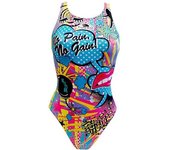 Turbo Traje De Baño Crazy Comic Light Blue 2XL female