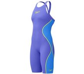 Speedo Bañador De Competición Con Espalda Abierta Fastskin Lzr Pure Intent 2.0 Deep Royal / Cobalt / Mainline UK 22 female