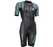 Zoggs Traje Corto Rusher Ultra Black / Blue XS female