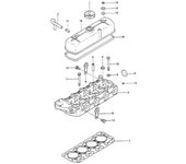 Vetus Cabeza De Cilindro De Motor M4 Stm2624