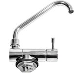 Elettrogas Aravon Grifo Monomando Cromado Para Lavabo Latón 14 Mm