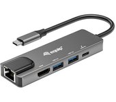 Equip Adaptador 5 En 1 4k Usb-c A Hdmi/usb-a