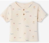 VERTBAUDET Camiseta de punto de nido de abeja para bebé crudo