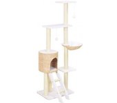vidaXL Rascador Para Gatos De Hierba Marina Con Poste De Sisal