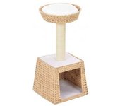 vidaXL Rascador Para Gatos De Hierba Marina Con Poste De Sisal