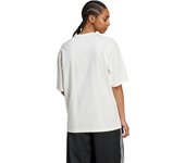 Adidas - Camiseta Ess Boyfr Tee, Mujer, White, L