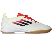 Adidas - Zapatilla de fútbol sala F50 League IN, Unisex, Ftwr White-Core Black-Solar Yellow, 12 UK