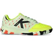 Kelme - Zapatilla de fútbol sala All In, Unisex, Lima y Verde, 11,5 USA