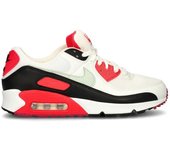 Nike - Zapatilla Air Max 90 Mujer, Mujer, White-Lt Silver-Aster Pink-Black-Summit White, 7 USA