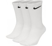 Nike - Calcetines Everyday Lightweight (3 Pares), Unisex, White, L [42 - 46]