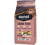 Ownat Grain Free Prime Mini Adult Chicken & Turkey Perro 1 Kg