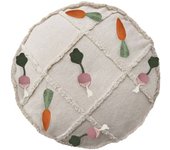 Lorena Canals Puf para niños de algodón beige