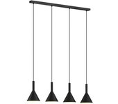 Arcchio Lámpara de techo de metal negro