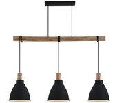 Lindby Lámpara de techo de metal negro