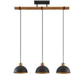 Lindby Lámpara de techo de metal negro