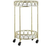Beliani Carrito de cocina metal terrazo