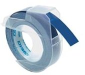 Dymo S0898140 cinta 3D blanco sobre azul 9mm