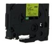 Q-Nomic TZe-C31 cinta 12mm texto negro sobre amarillo fluorescente (5M)