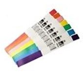 Zebra Z-Band Splash (10012718-3) pulsera azul 25 x 254 mm (4 x 350 unidades)