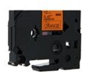 Q-Nomic TZe-B31 cinta 12mm texto negro sobre naranja fluorescente (5M)