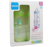 Mam Biberon Anticolico 260 ml Verde Pack Duplo