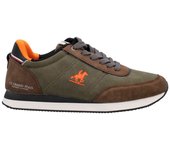 Zapatillas grand polo rennes essential nbk hombre verde/marrón