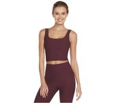 Sujetador deportivo skechers goflex rib longline bra fig mujer