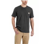 Camiseta carhartt k87 pocket s/s t-shirt hombre carbon heather