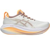 Zapatillas de running asics gel-nimbus 27 mujer blanco/naranja
