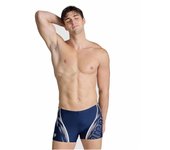 Bañador de natación arena swim short graphic / hombre azul