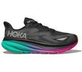 Zapatillas de running hoka clifton 9 gtx black electric hombre