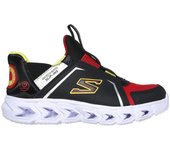 Zapatillas skechers hypno-flash 2.0 - slip-ins br niño negro/rojo