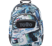Mochila Crayoles  - Azul Mediano